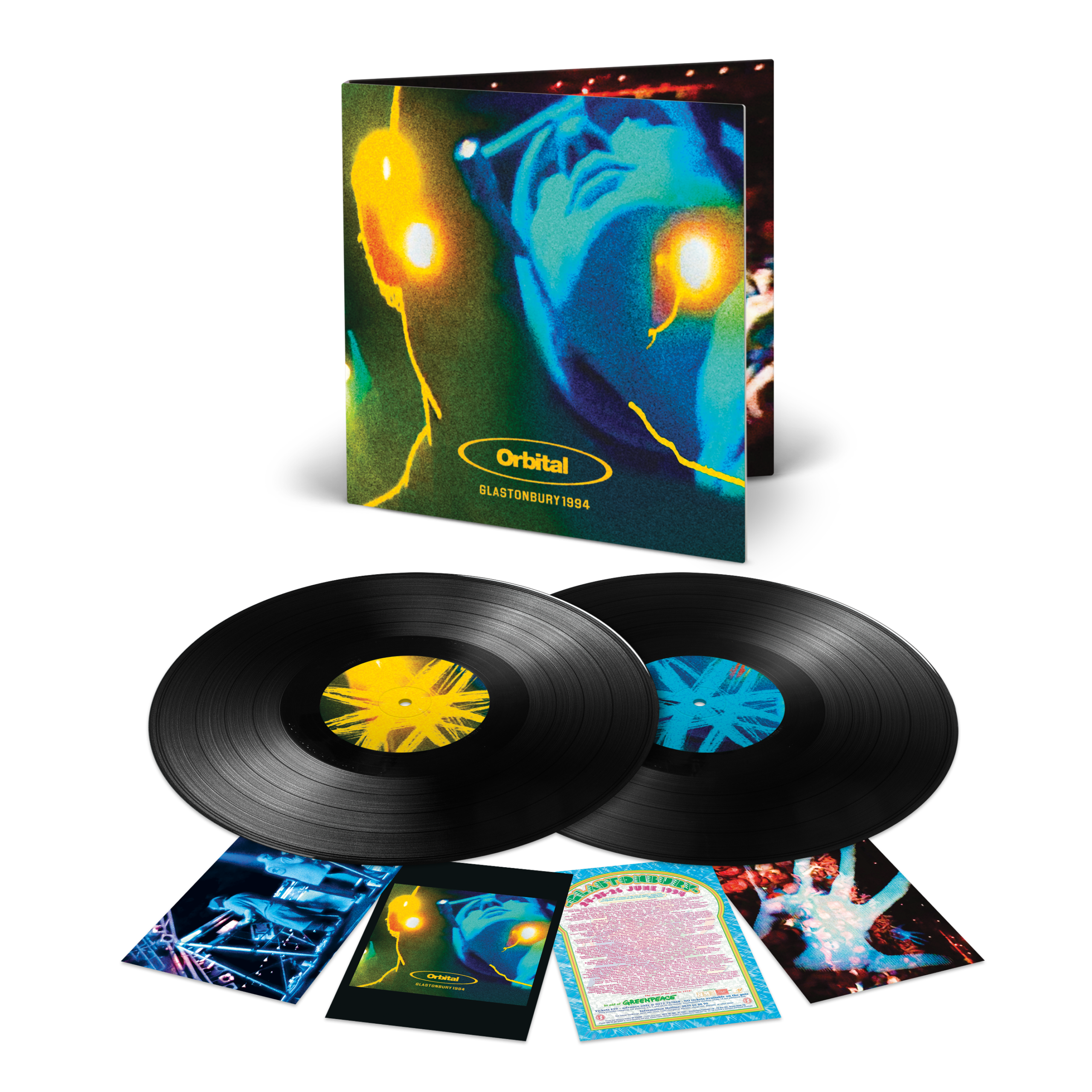 Orbital - Glastonbury 1994 (2LP Black Vinyl) - Image 2