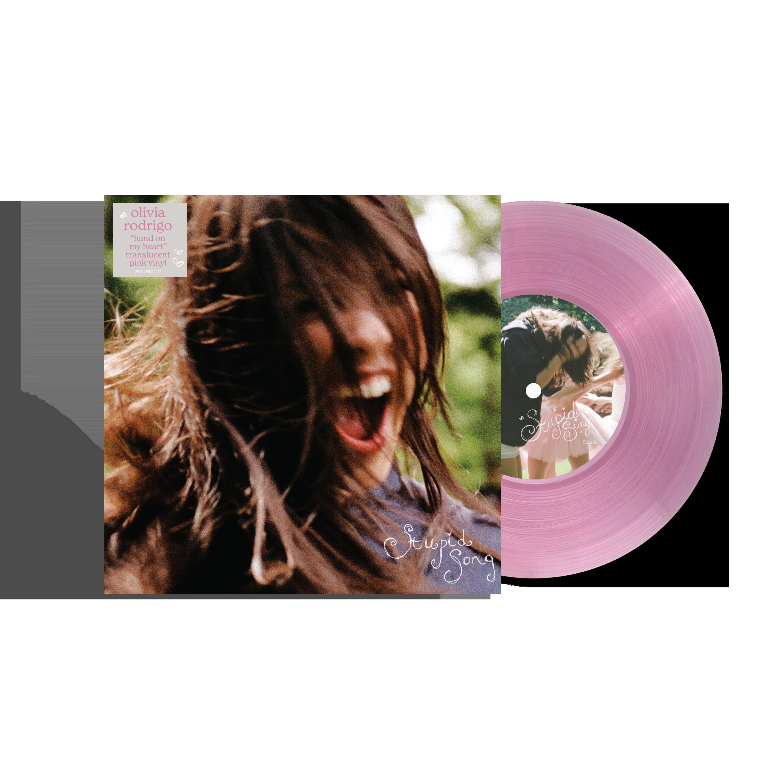 Olivia Rodrigo - Stupid Song (7" Limited Edition Transparent Pink Vinyl)